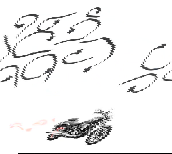 Kit Presilhas Yamaha Xvs 950 Midnight 09-16 Original