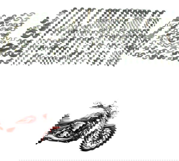 Kit Parafuso Diversos Yamaha Xvs 950 Midnight 09-16 Original