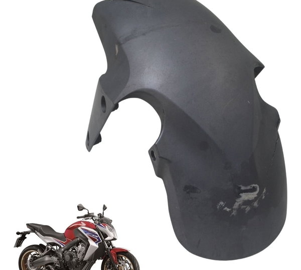 Paralama Dianteiro Com Avaria Honda Cb 650 F 15-18 Original Dianteira