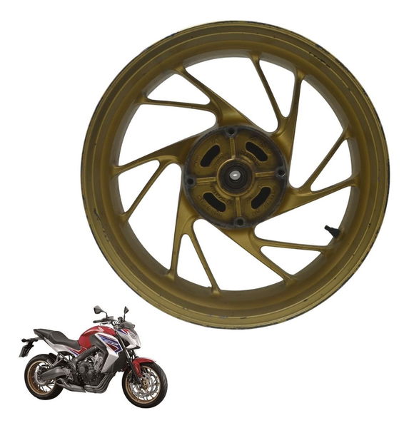 Roda Traseira Honda Cb 650 F 15-18 Original Dourado