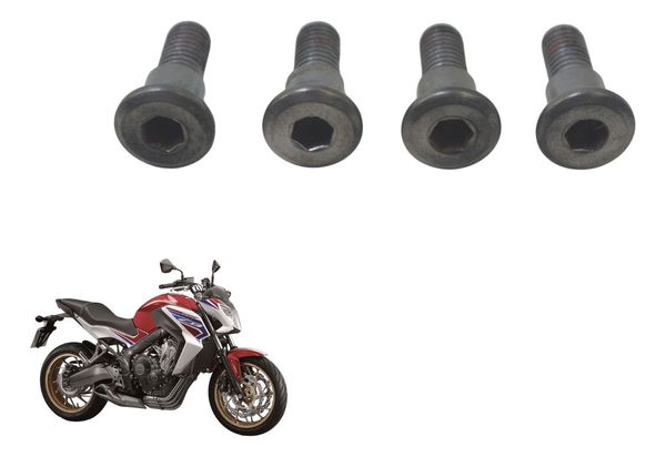 Kit Parafuso Disco Freio Traseiro Honda Cb 650 F 15-18 Origi