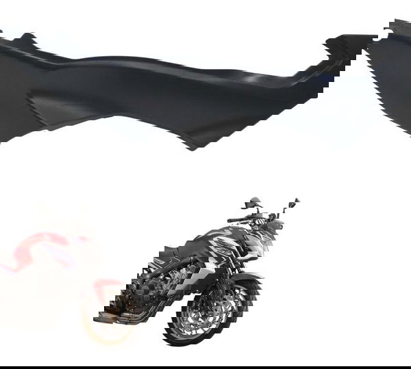 Carenagem Lateral Dir C/avaria Honda Cb 650 F 15-18 Original Preto