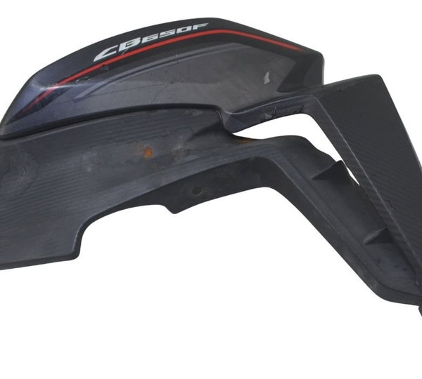 Carenagem Lateral Tanque Esq C/ Detal Honda Cb 650 F 15-18 Preto