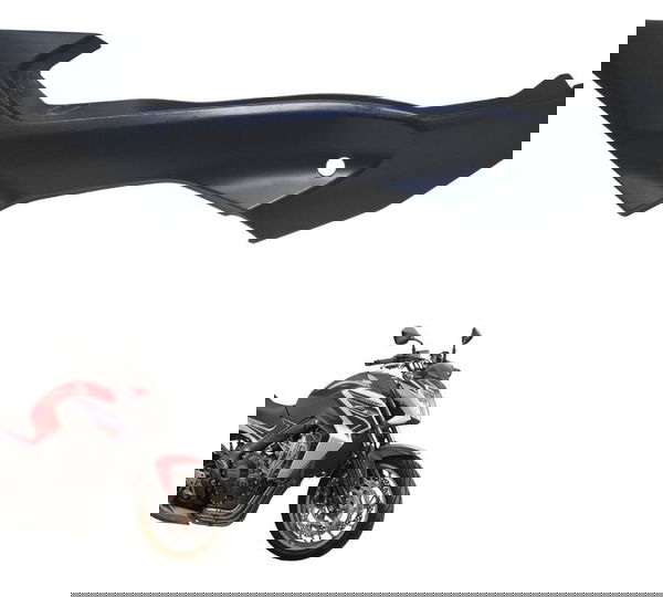 Carenagem Lateral Esquerda Honda Cb 650 F 15-18 Original Preto