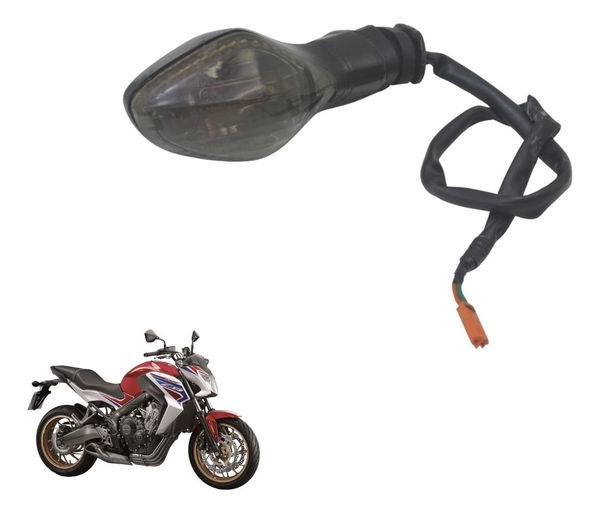 Pisca Traseiro Esq C/avaria Honda Cb 650 F 15-18 Original Esquerdo