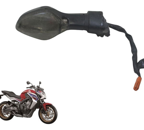 Pisca Dianteiro Esq C/avaria Honda Cb 650 F 15-18 Original Esquerdo