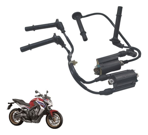 Par Bobina Ignição Honda Cb 650 F 15-18 Original