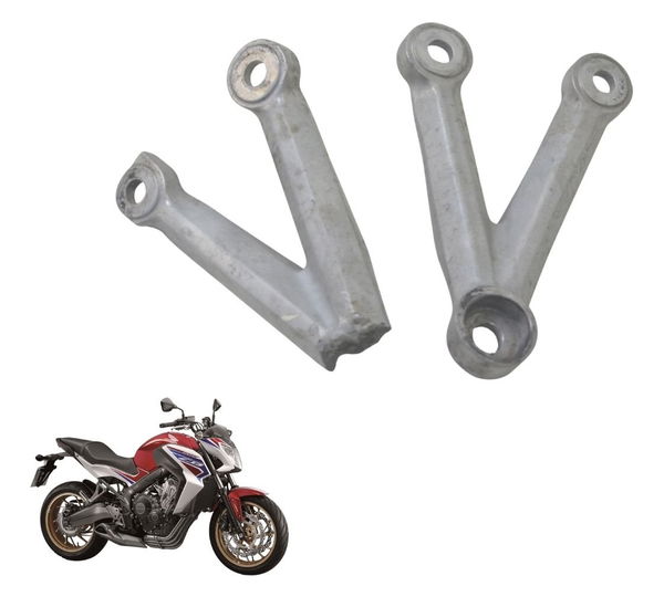 Par Suporte Motor C/ Avaria Honda Cb 650 F 15-18 Original