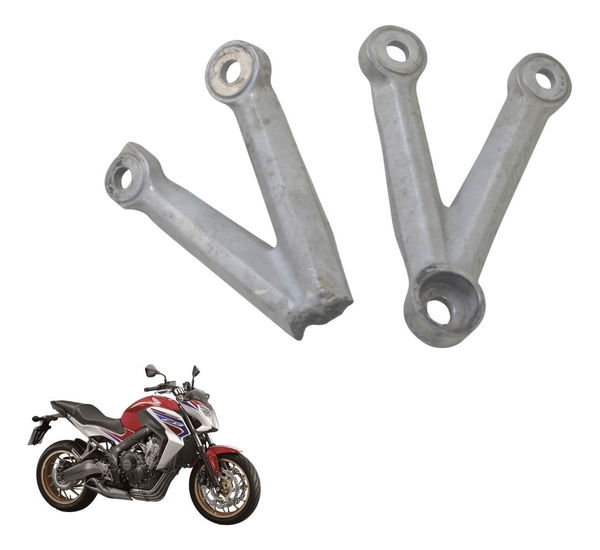 Par Suporte Motor C/ Avaria Honda Cb 650 F 15-18 Original