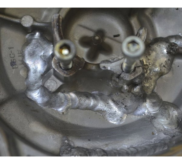 Tampa Esquerda Estator C/ Avaria Honda Cb 650 F 15-18 Origi Prateado