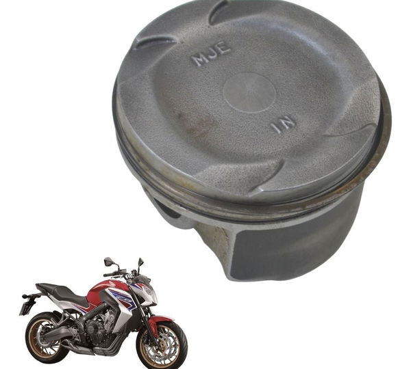 Pistão E Anéis Honda Cb 650 F 15-18 Original