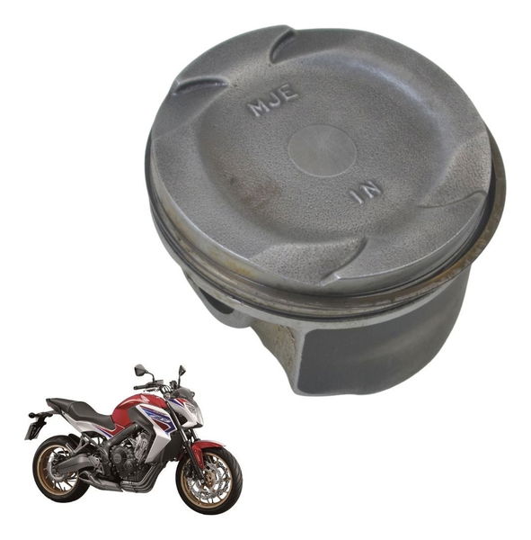 Pistão E Anéis Honda Cb 650 F 15-18 Original