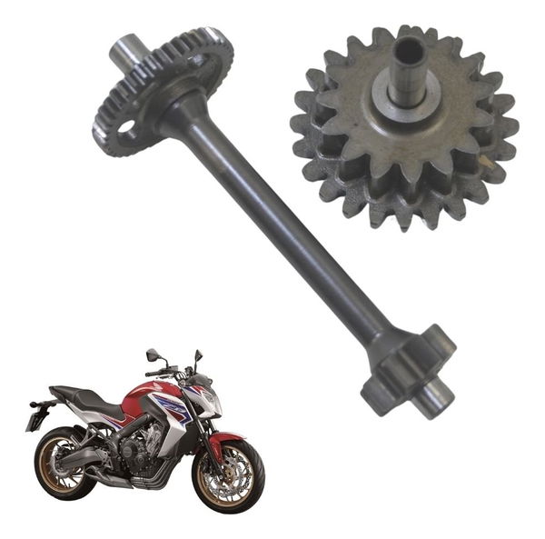 Par Engrenagem Redução Partida Honda Cb 650 F 15-18 Original