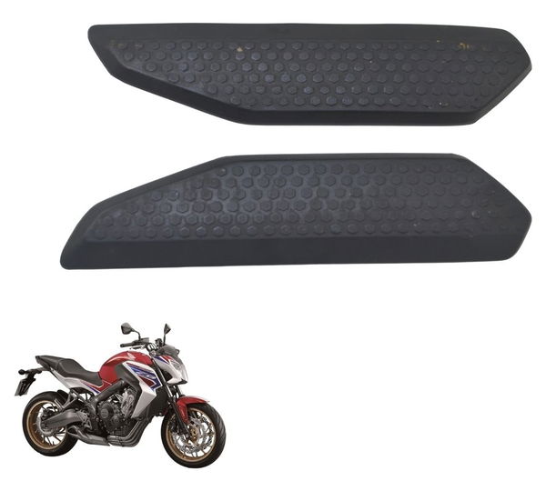 Par Borracha Acabamento Chassi Honda Cb 650 F 15-18 Original