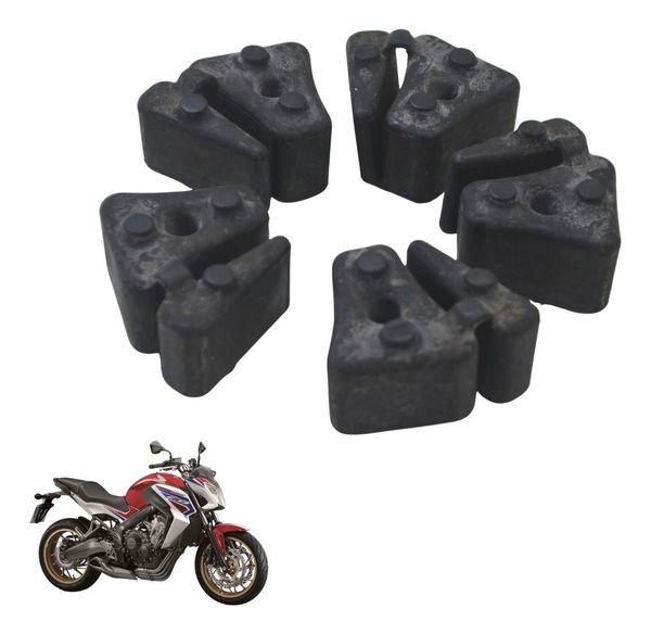 Kit Coxim Cubo Coroa Honda Cb 650 F 15-18 Original Kit Coxim Cubo Coroa Honda Cb 650 F 15-18 Original