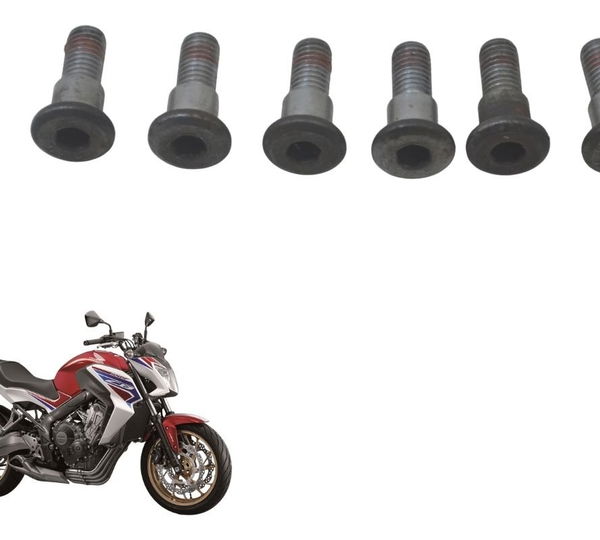Kit Parafuso Disco Freio Diant Honda Cb 650 F 15-18 Original