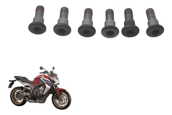Kit Parafuso Disco Freio Diant Honda Cb 650 F 15-18 Original