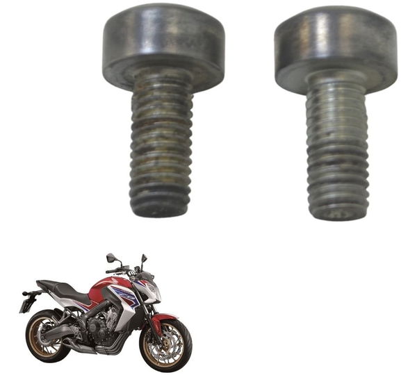 Par Parafuso Suporte Pedaleira Honda Cb 650 F 15-18 Original