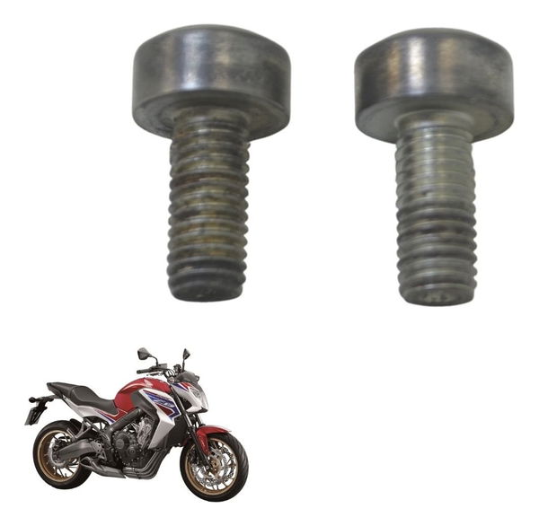 Par Parafuso Suporte Pedaleira Honda Cb 650 F 15-18 Original