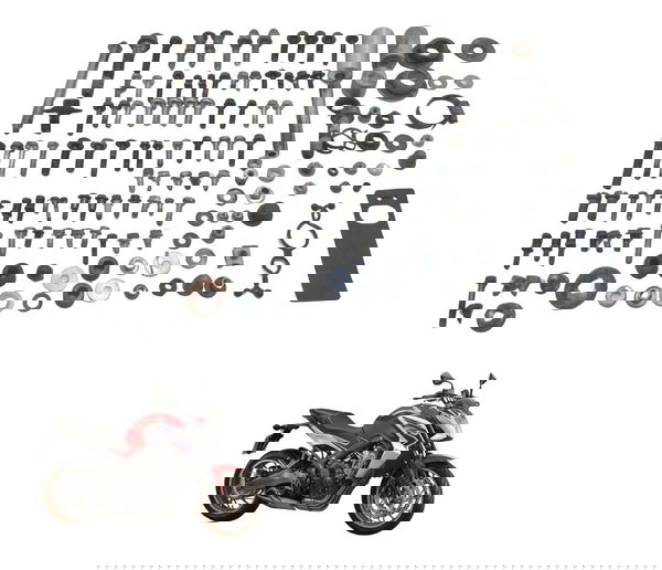 Kit Parafuso Diversos Honda Cb 650 F 15-18 Original