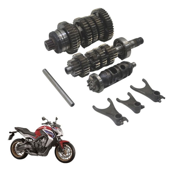 Caixa Marcha Câmbio Honda Cb 650 F 15-18 Original