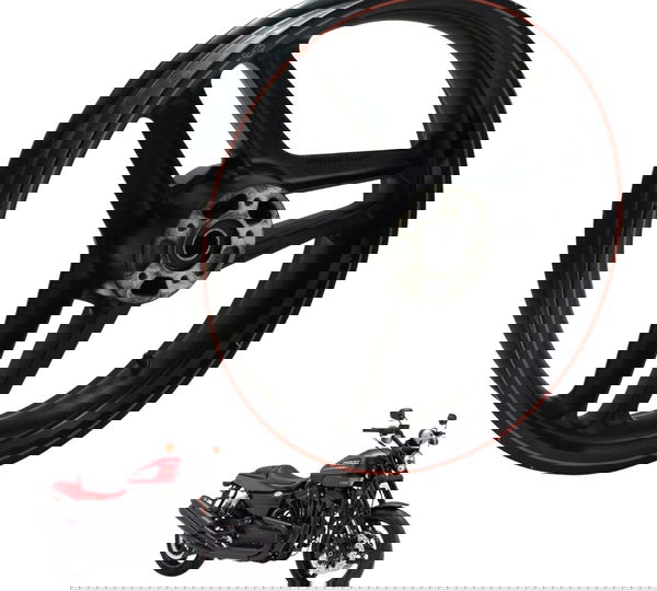 Roda Dianteira Harley Xr 1200 12-13 Original Preto