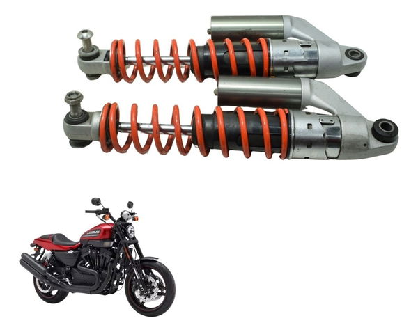 Par Amortecedor Traseiro 14'pol Harley Xr 1200 12-13 Origina