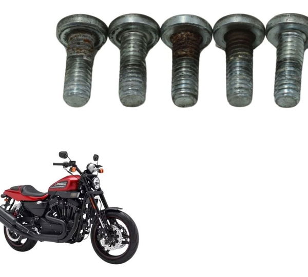 Jogo Parafuso Disco Freio Diant Harley Xr 1200 12-13 Origina