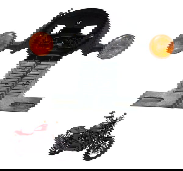 Suporte Placa C/pisca Traseiro Harley Xr 1200 12-13 Original