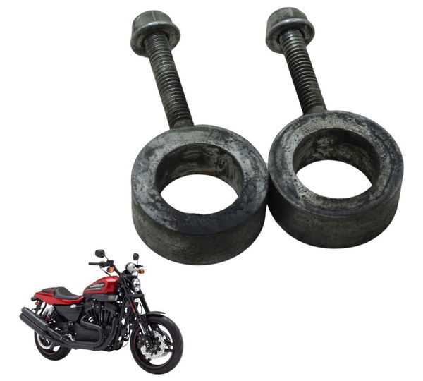 Par Esticador Correia Harley Xr 1200 12-13 Original Prateado