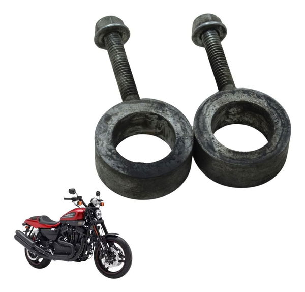 Par Esticador Correia Harley Xr 1200 12-13 Original Prateado