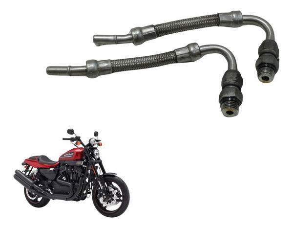 Par Mangueira Óleo Harley Xr 1200 12-13 Original