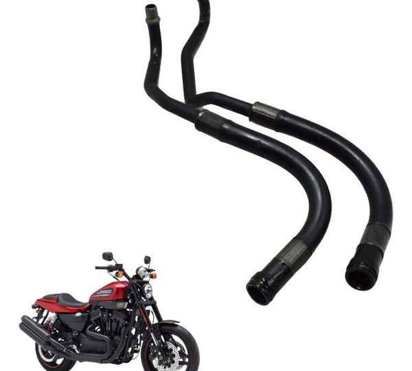 Par Mangueira Conexão Óleo Harley Xr 1200 12-13 Original