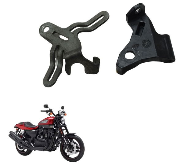 Par Suporte Trava Corpo Injeção Harley Xr 1200 12-13 Origina