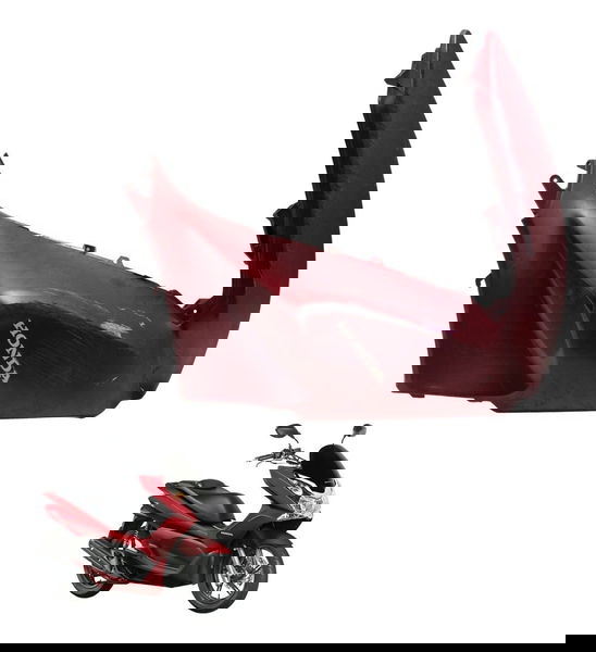 Carenagem Frontal Dir C/ Avaria Honda Pcx 150 14-15 Original Vermelho