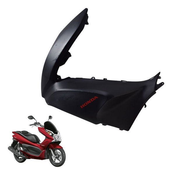 Carenagem Frontal Esq C/ Detal Honda Pcx 150 14-15 Original Preto
