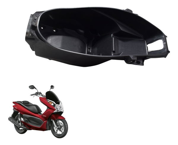 Baú Caixa Interna Capacete Honda Pcx 150 14-15 Original Preto