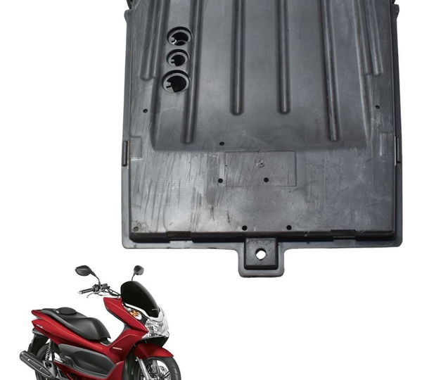 Carenagem Inferior Spoiler C/detal Honda Pcx 150 14-15 Origi Preto