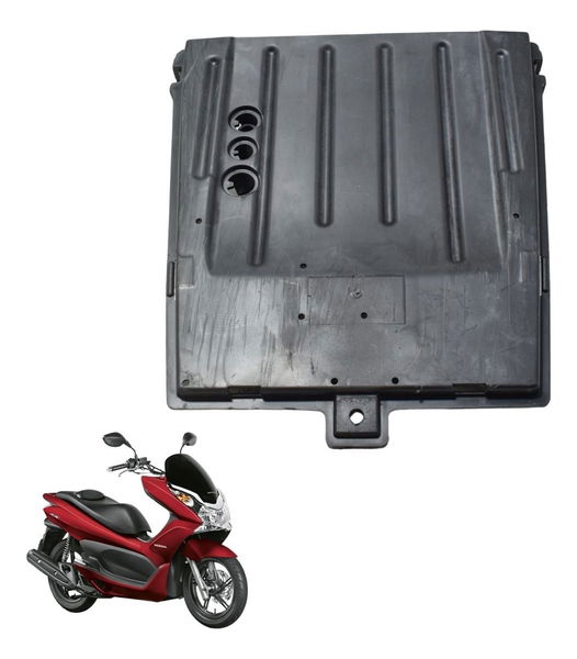 Carenagem Inferior Spoiler C/detal Honda Pcx 150 14-15 Origi Preto