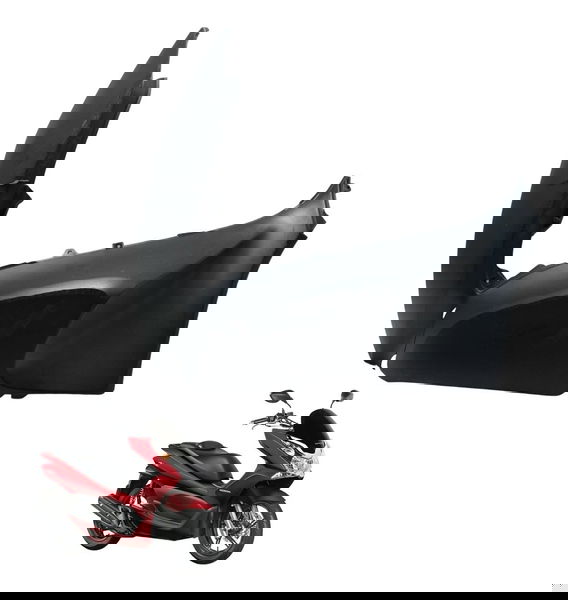 Carenagem Frontal Esq C/ Avaria Honda Pcx 150 14-15 Original Preto