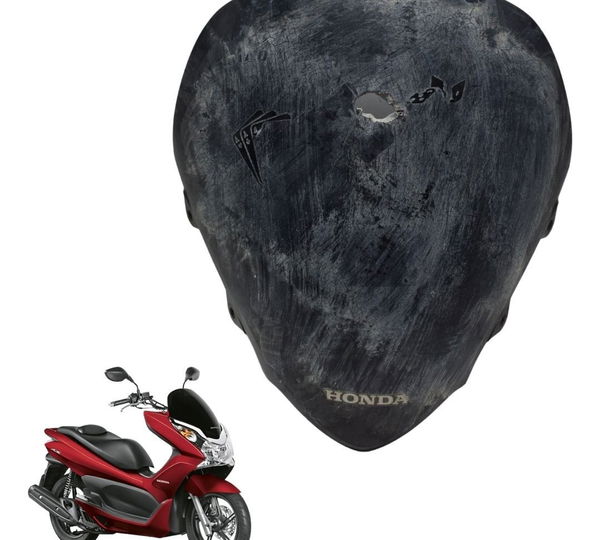 Parabrisa Bolha C/ Avaria Honda Pcx 150 14-15 Original Preto
