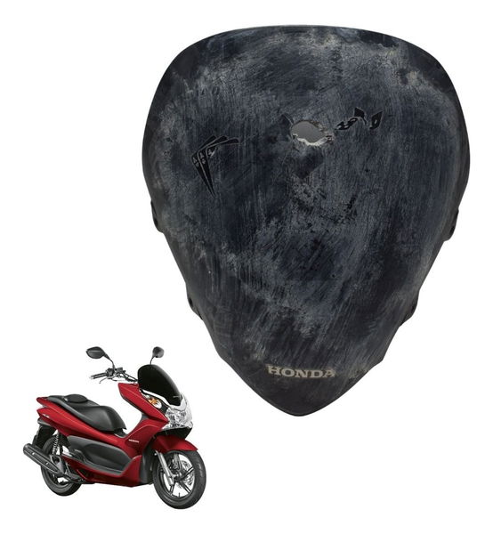 Parabrisa Bolha C/ Avaria Honda Pcx 150 14-15 Original Preto
