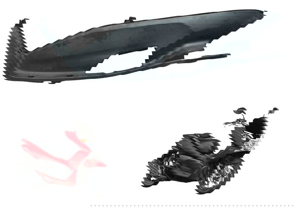 Carenagem Assoalho Esquerdo Honda Pcx 150 14-15 Original Preto