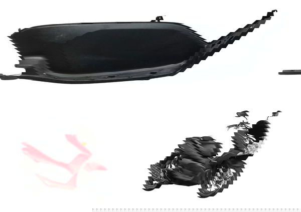 Carenagem Assoalho Dir C/detalhes Honda Pcx 150 14-15 Origin Preto