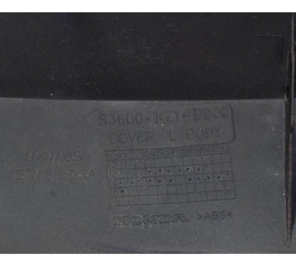 Carenagem Rabeta Esquerda Honda Pcx 150 14-15 Original Preto