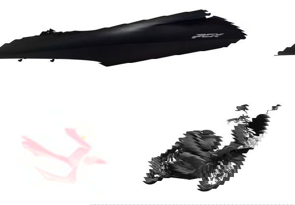 Carenagem Rabeta Esquerda Honda Pcx 150 14-15 Original Preto