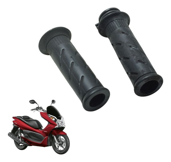 Par Manopla Honda Pcx 150 14-15 Original Preto