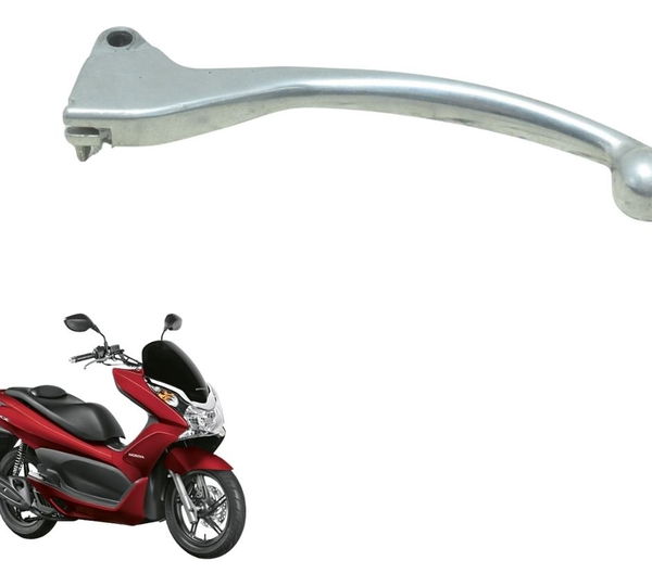 Manete Freio Traseiro Esquerdo Honda Pcx 150 14-15 Original Prateado