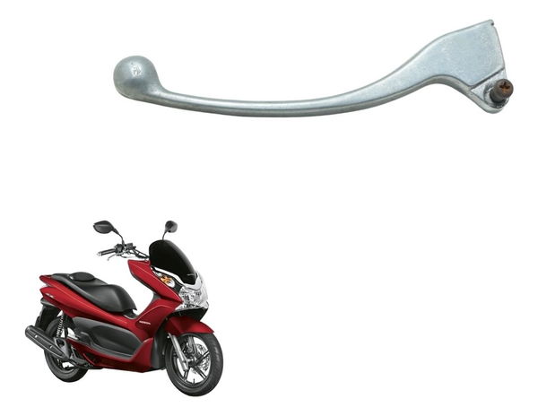 Manete Freio Traseiro Esquerdo Honda Pcx 150 14-15 Original Prateado