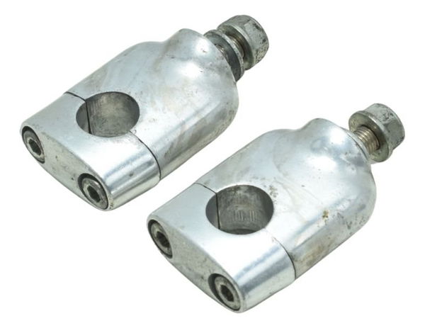 Par Riser Guidão Honda Pcx 150 14-15 Original - Prateado